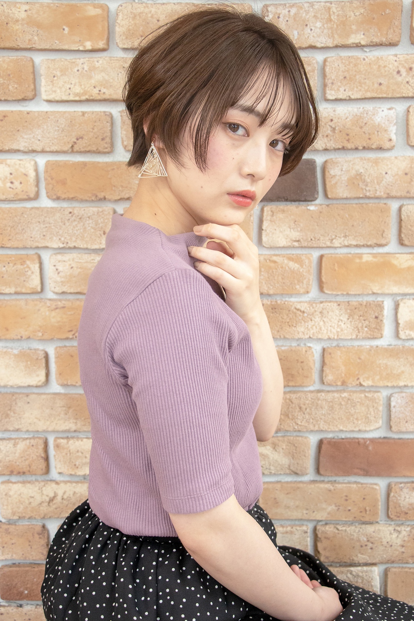 【Nicole 保土ヶ谷】前下がり×小顔×ワンサイドショート★